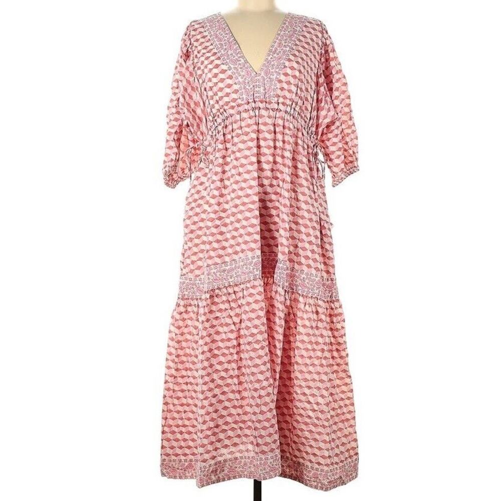 Women’s Daydress Dress Pink Long Maxi Size OS